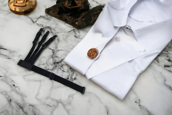 Élastique manche chemise John Shelby – jarretière réglable élégante - Roaring 20s Paris