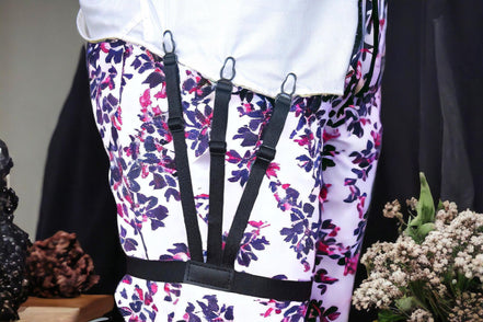 Élastique pantalon chemise B – brassard noir mariage chic - Roaring 20s Paris