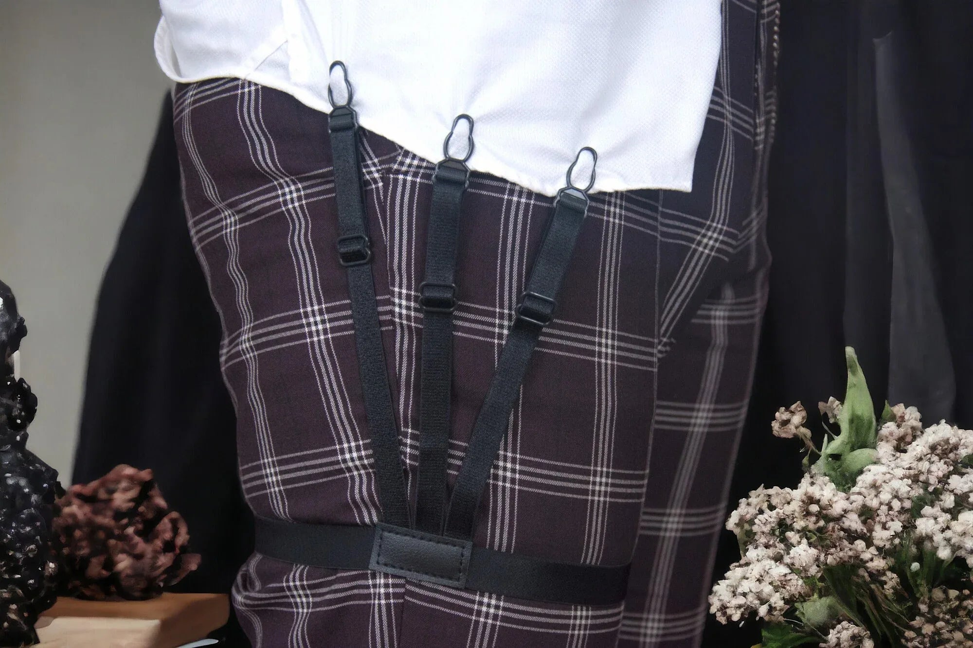 Élastique pantalon chemise B – brassard noir mariage chic - Roaring 20s Paris