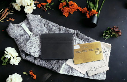 porte carte cuir personnalisé, porte-carte de credit, porte-carte F - Roaring 20s Paris