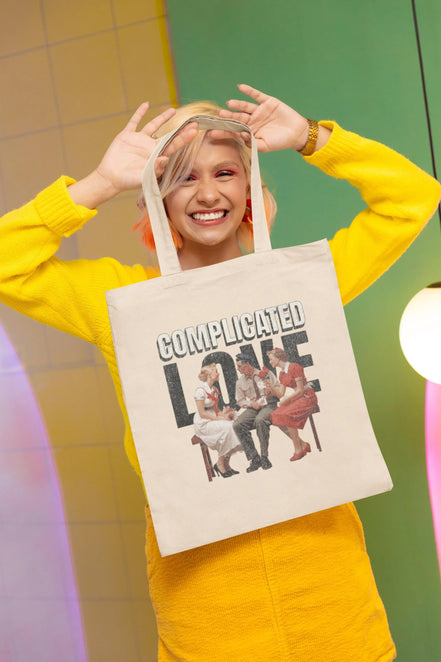 tote bag amour trouple, tote bag bohème moderne personnalisable - Roaring 20s Paris