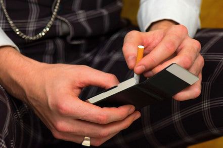 Étui cigarette personnalisé slim Michol Shelby – de poche cadeau rétro - Roaring 20s Paris