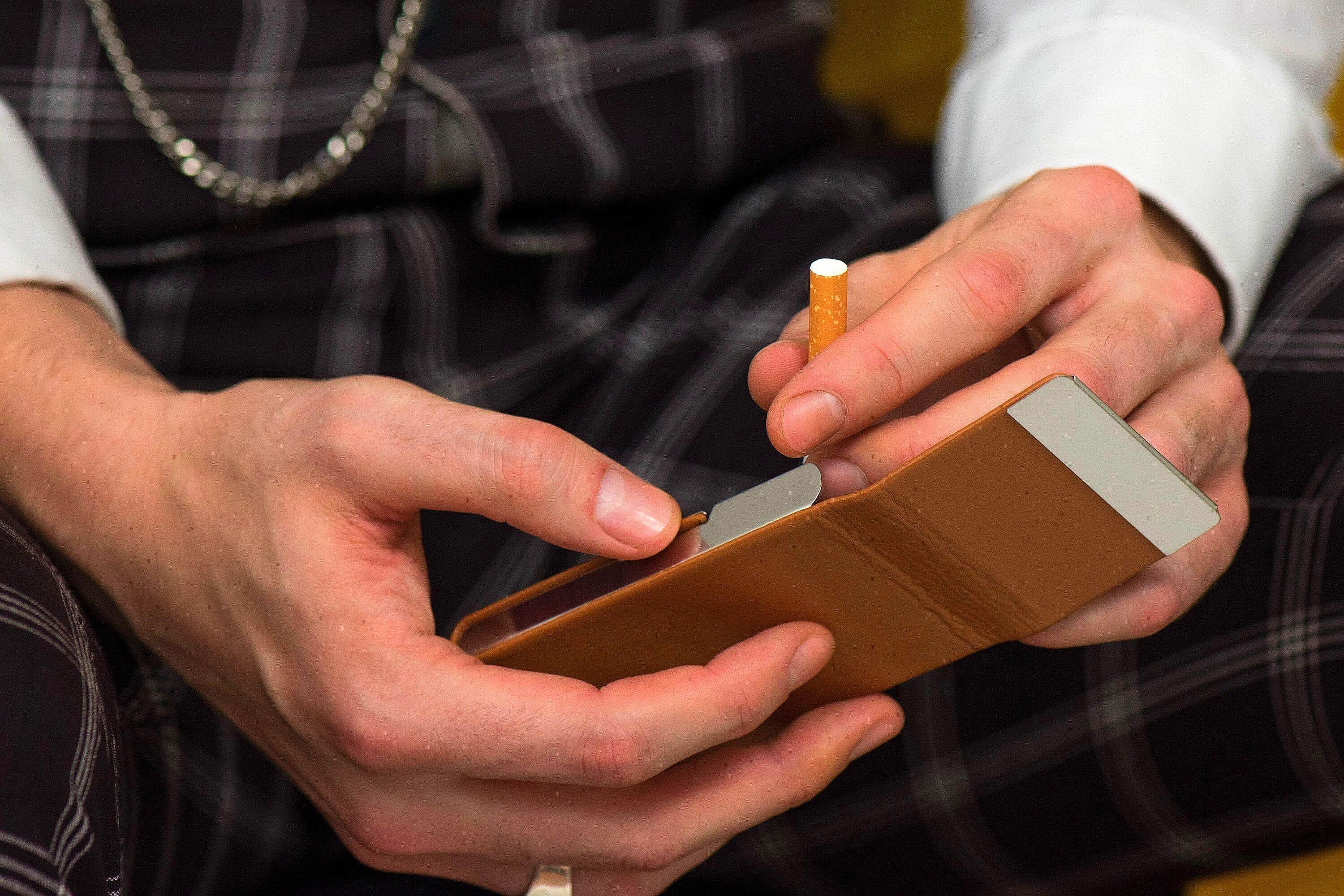 Étui cigarette slim Shelby – personnalisé de poche, cadeau rétro - Roaring 20s Paris