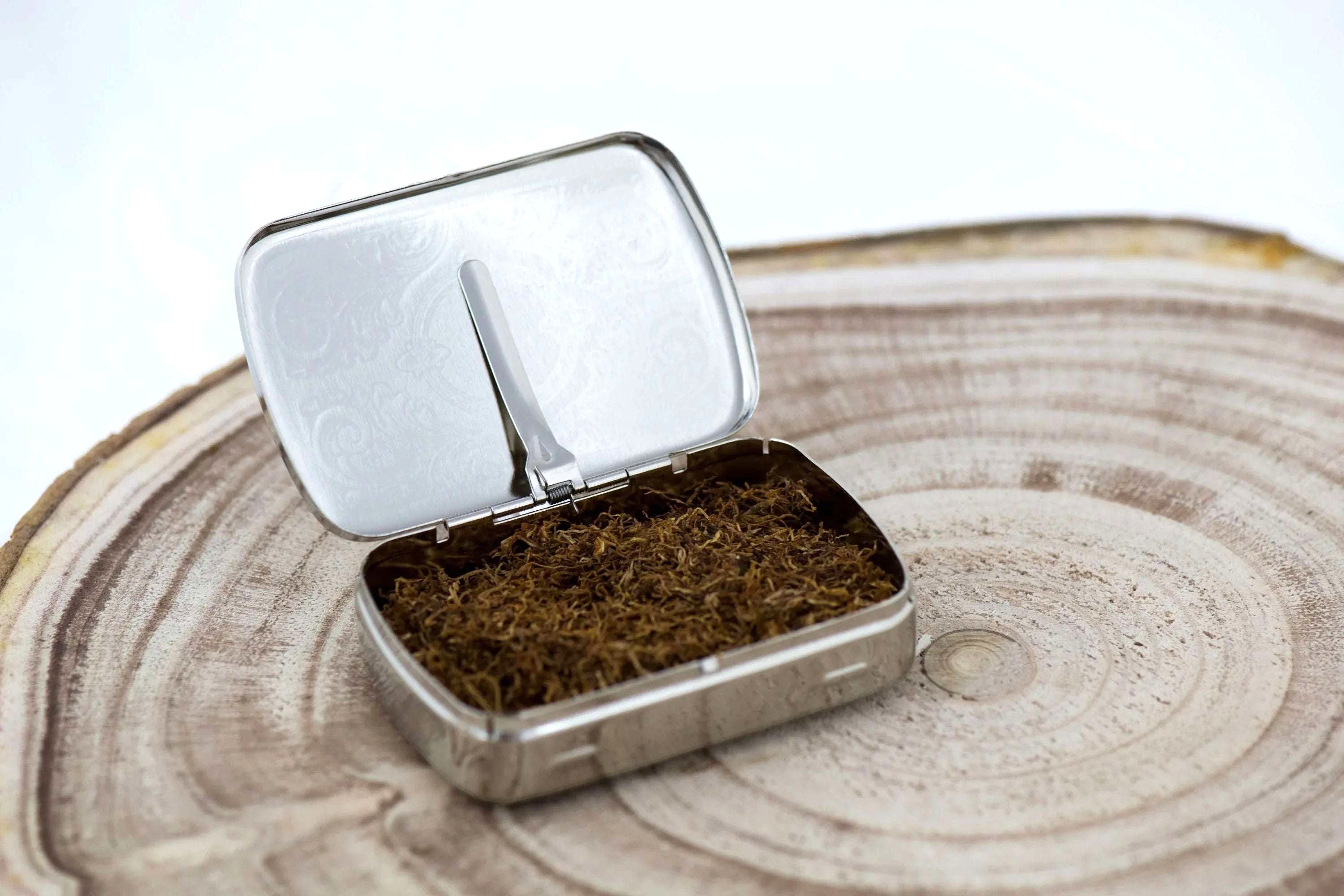 Étui tabac roulé personnalisé acier K – cigarette gravé nom date style - Roaring 20s Paris